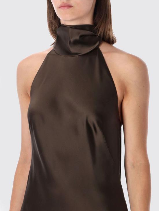 26FW 랄프 로렌 롱 원피스 290P24111 005 Brown - RALPH LAUREN