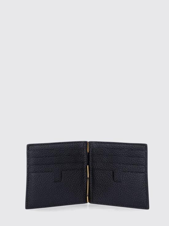 26FW 톰포드 그레인 레더 머니 클립 Y0231LCL158G NAA Black - TOMFORD