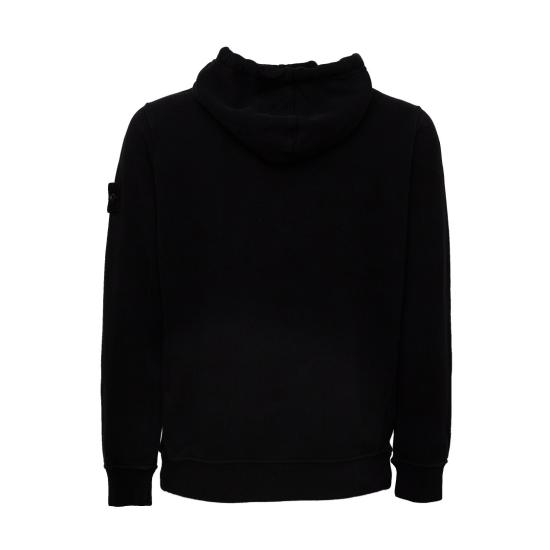26FW 스톤 아일랜드 오가닉 코튼 플리스 후드 오가닉 코튼 플리스 후드 L2S156100048 S0A20 Black - STONE ISLAND