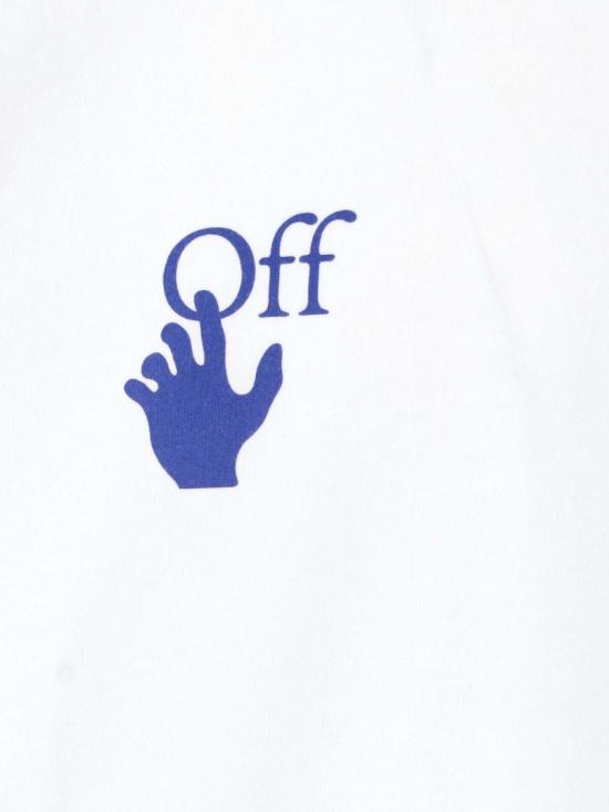 26FW 오프화이트 긴팔 티셔츠 44MAB09CF26J007100WHITE - OFF WHITE