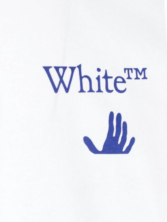 26FW 오프화이트 긴팔 티셔츠 44MAB09CF26J007100WHITE - OFF WHITE