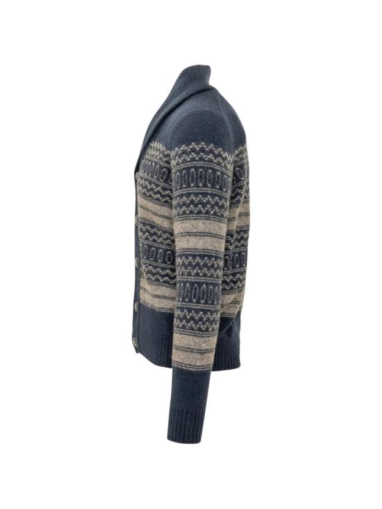 26FW 브루넬로 쿠치넬리 니트웨어 MTF710006 Blue - BRUNELLO CUCINELLI