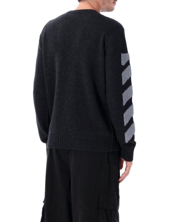 26FW 오프화이트 니트웨어 OMHE087F26KNI002010 Black - OFF WHITE