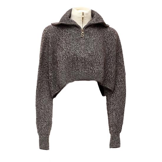 26FW 스포트막스 스웨터 2622366092600 Grey