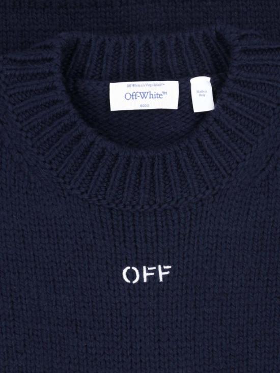 26FW 오프화이트 니트웨어 44MHE212F26K001411BLUE GRAPHITE - OFF WHITE