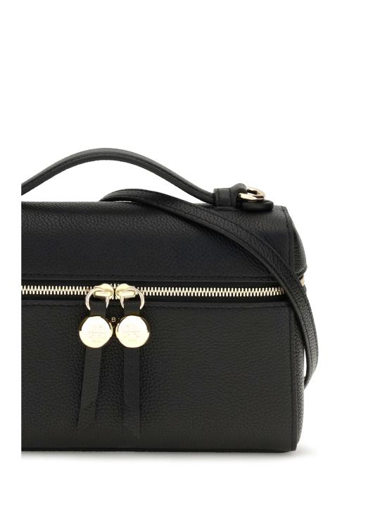  토리버치 토트백 로미 슬림 탑 핸들 백 블랙 - TORY BURCH