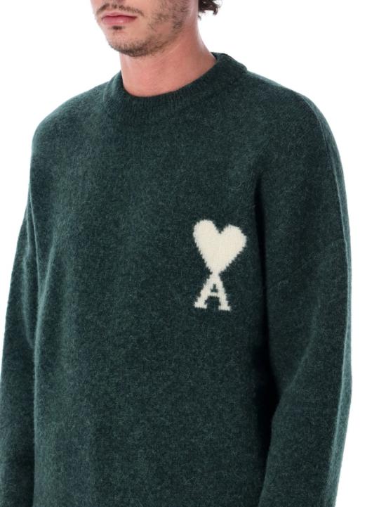26FW 아미 ADC 크루넥 스웨터 UKS836KN0135A279 Black - AMI