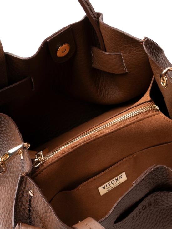 26FW 플리니오 비조나 토트백 24730 Brown - PLINIO VISONA