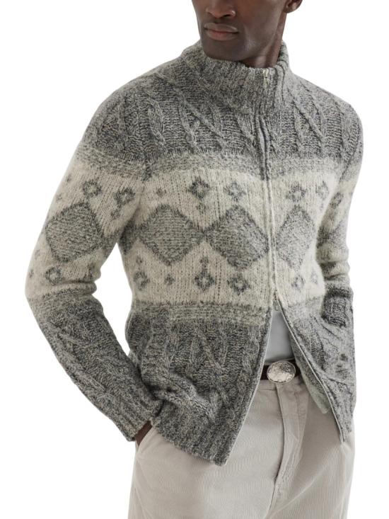 26FW 브루넬로 쿠치넬리 니트웨어 MNX302506 Grey - BRUNELLO CUCINELLI