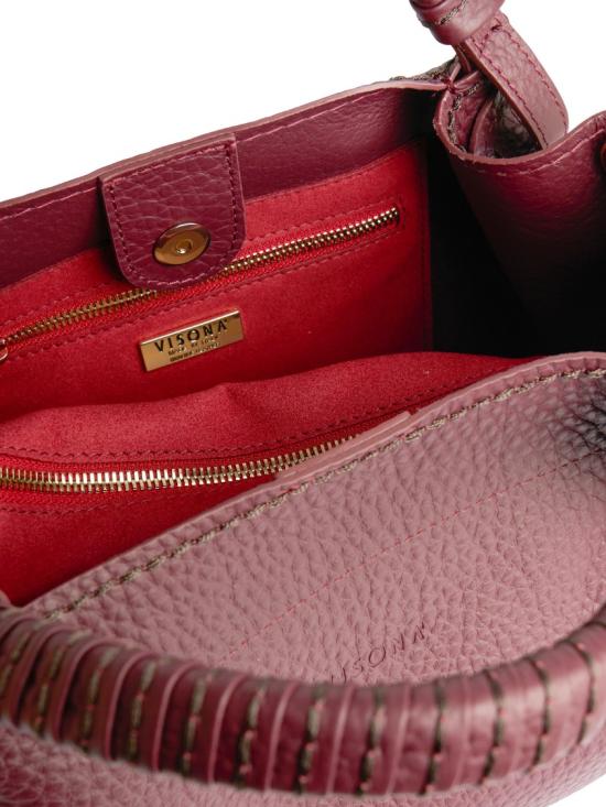 26FW 플리니오 비조나 숄더백 24721 Burgundy - PLINIO VISONA