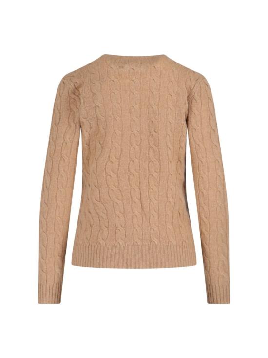 26FW 폴로 랄프로렌 폴로 자수 케이블 니트 스웨터 211971865002 Neutrals - POLO RALPH LAUREN