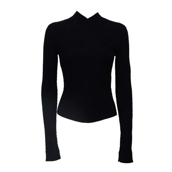 26FW 빅토리아 베컴 스웨터 1425KTP006804A Black
