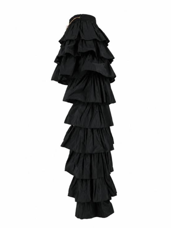 26FW 엘리자베타프랜치 롱 스커트 GO23067E2 Black - ELISABETTA FRANCHI