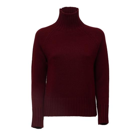 26FW 막스마라 터틀넥 2629366013600 Burgundy