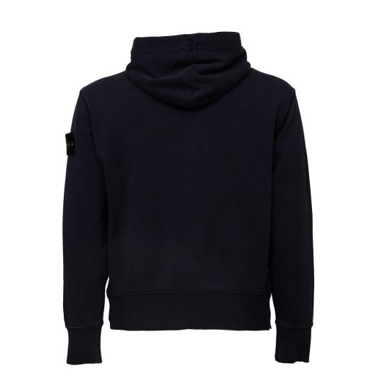 26FW 스톤 아일랜드 오가닉 코튼 플리스 와펜 집업 후드 티셔츠 오가닉 코튼 플리스 와펜 집업 후드 티셔츠 L2S156100009 S0051 Black - STONE ISLAND