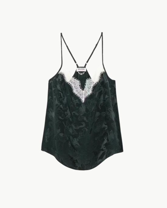  자딕앤볼테르 캐미솔 Zadig & Voltaire Cespa 실크 캐미솔 글룸