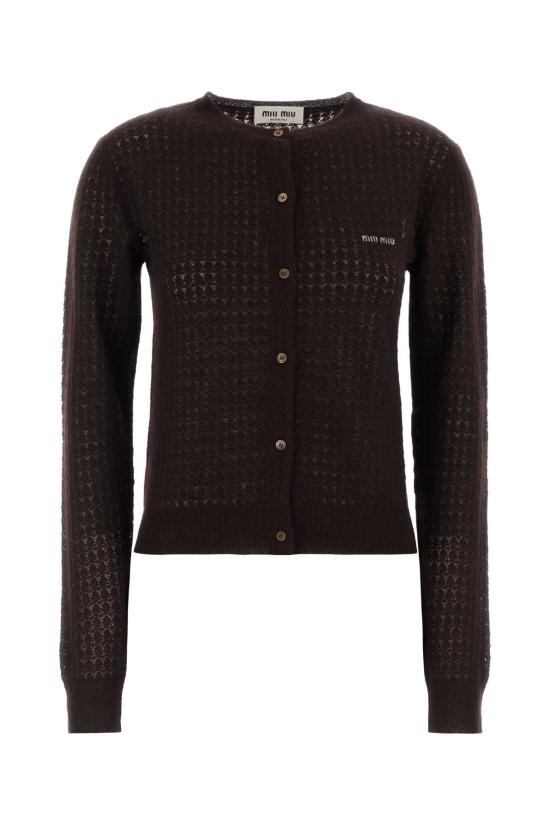 26FW 미우미우 스웨터 MMF03TSOOO6064 F0003 Brown