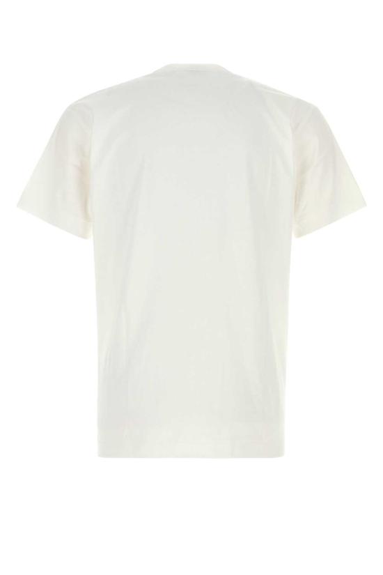 26FW 꼼데가르송 반팔 티셔츠 AXT801051 WHITERED - COMME DES GARCONS