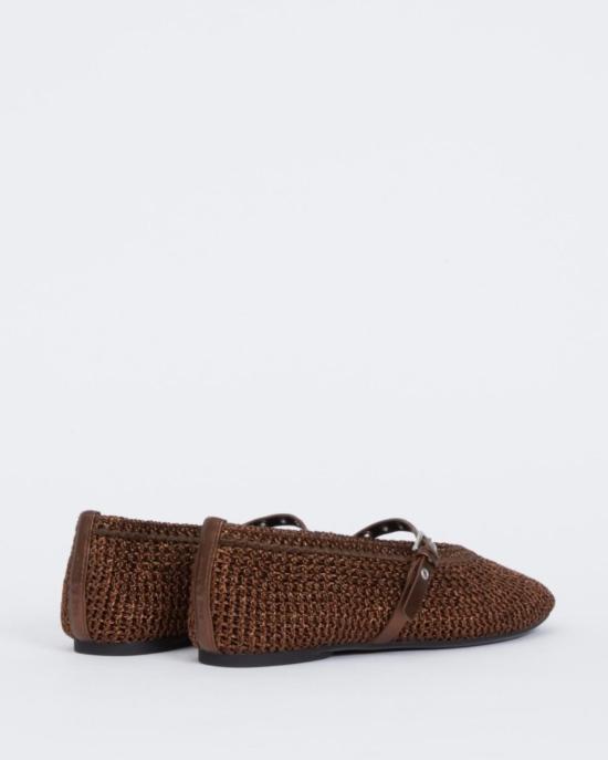  랙앤본 플랫 슈즈 Rag & Bone Spire Mary Jane Flat Cocoa Lurex - RAG & BONE