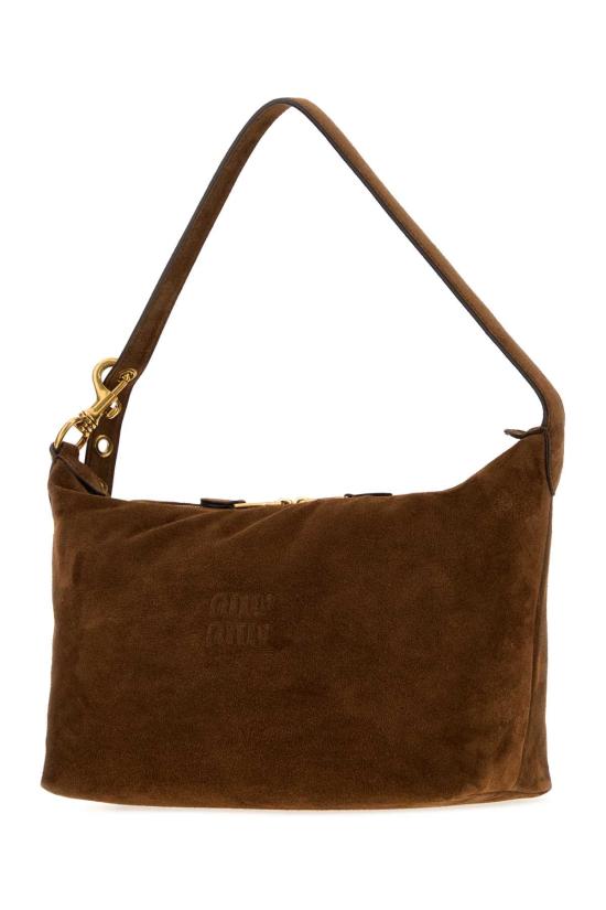 26FW 미우미우 토트백 5BC2172CSS F0324 Brown - MIU MIU