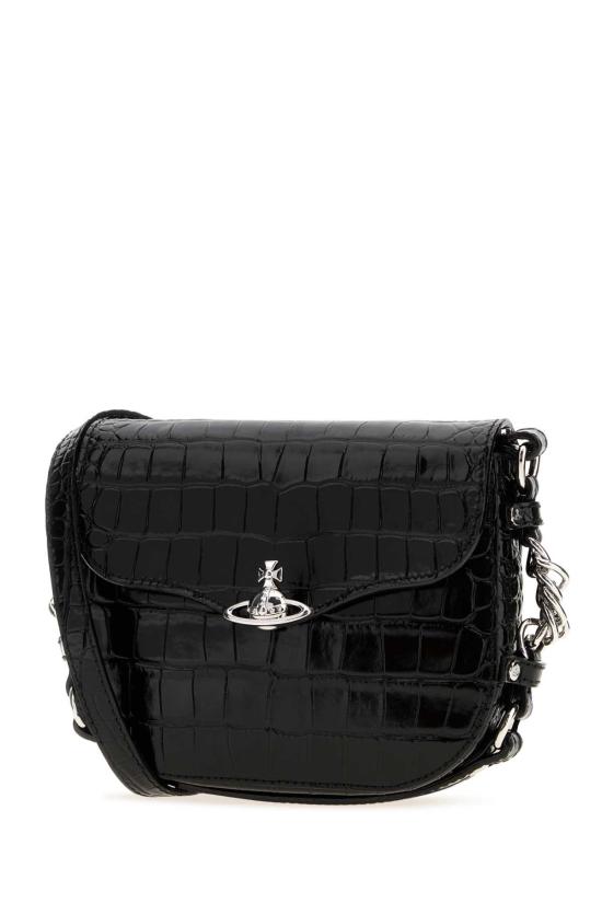 26FW 비비안웨스트우드 토트백 48030025WL0098 N401 Black - VIVIENNE WESTWOOD