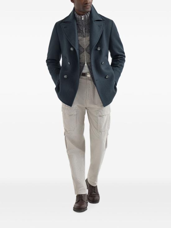 26FW 브루넬로 쿠치넬리 집업 니트 MNX302506 CGF85 NAVY - BRUNELLO CUCINELLI
