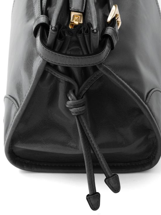 26FW 프라다 보니 미디움 스웨이드 핸드백 1BA426 2CYRF0002 BLACK - PRADA