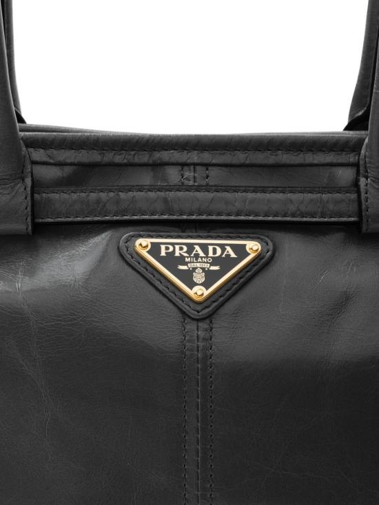 26FW 프라다 보니 미디움 스웨이드 핸드백 1BA426 2CYRF0002 BLACK - PRADA