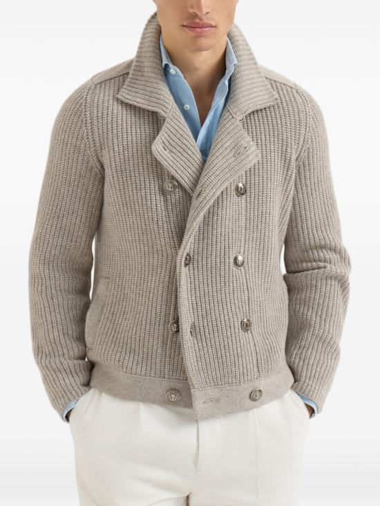 26FW 브루넬로 쿠치넬리 가디건 M22506206 C9756 GREY - BRUNELLO CUCINELLI