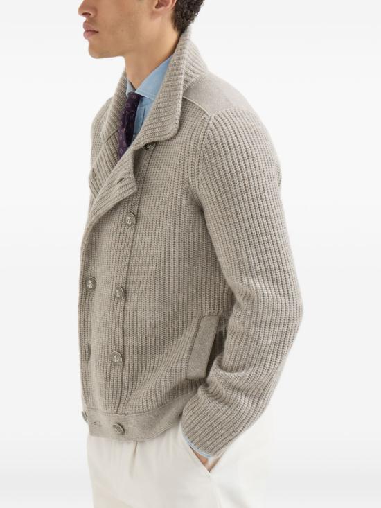26FW 브루넬로 쿠치넬리 가디건 M22506206 C9756 GREY - BRUNELLO CUCINELLI