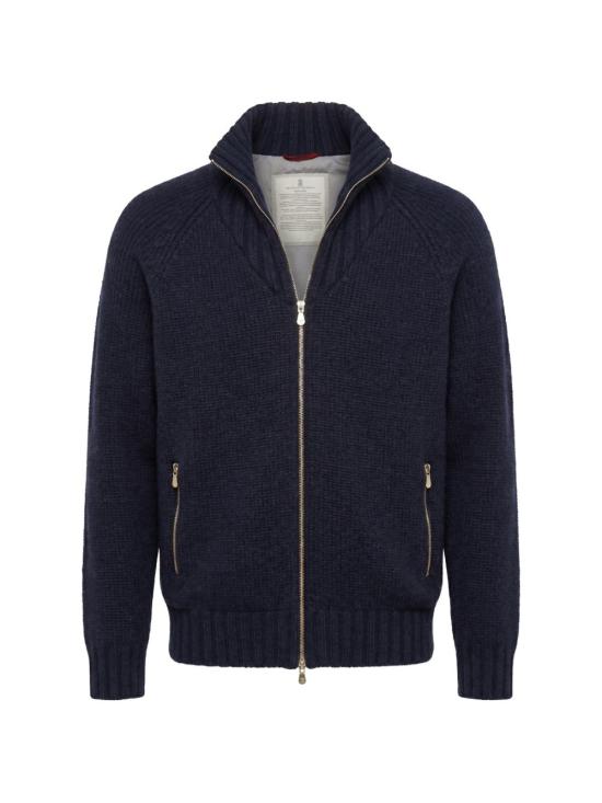 26FW 브루넬로 쿠치넬리 피우마 캐시미어 가디건 MA2300616 CG750 NAVY