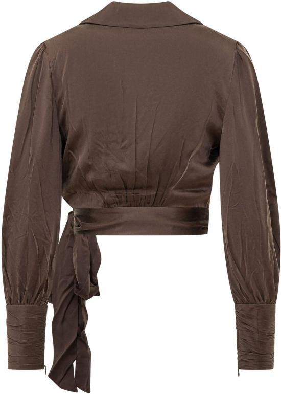 26FW 짐머만 긴팔 티셔츠 4913TF26RBCH BROWN - ZIMMERMANN