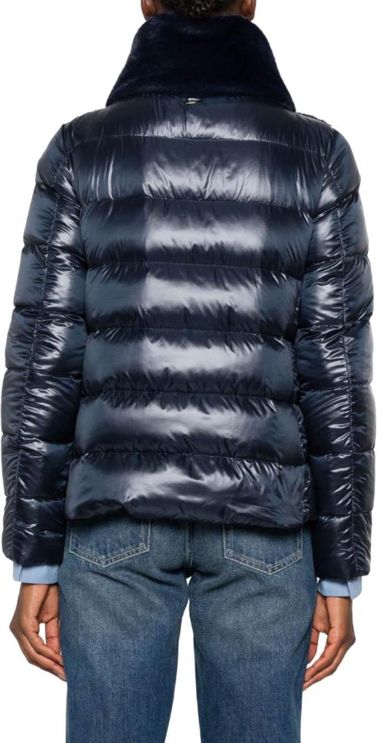 26FW 에르노 울트라라이트 나일론 & 레이디 얼터너티브 퍼 케이프 PI002017D12017Z9200 NAVY - HERNO