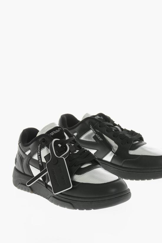  오프화이트 스니커즈 OMIA243F23LEA0021072 Nero Argento