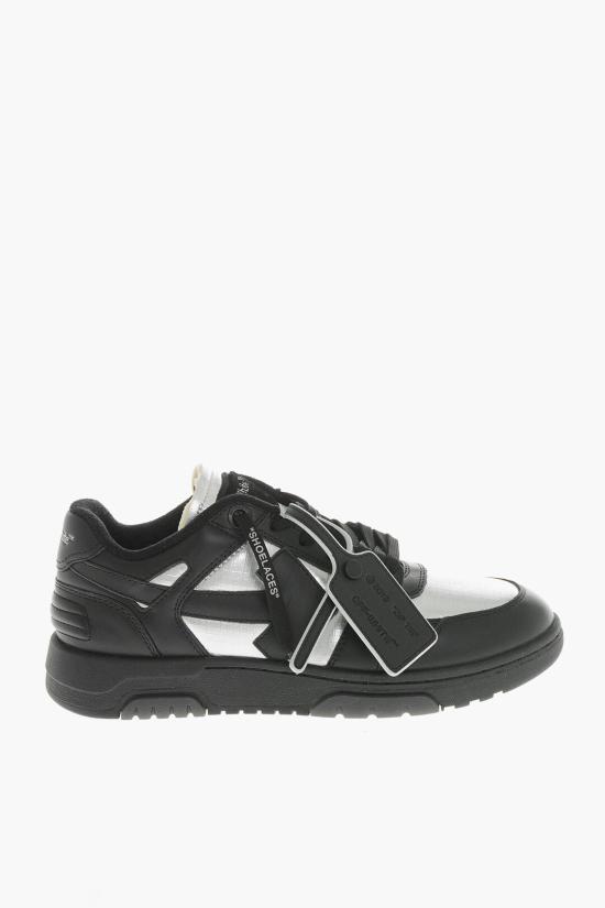  오프화이트 스니커즈 OMIA243F23LEA0021072 Nero Argento - OFF WHITE