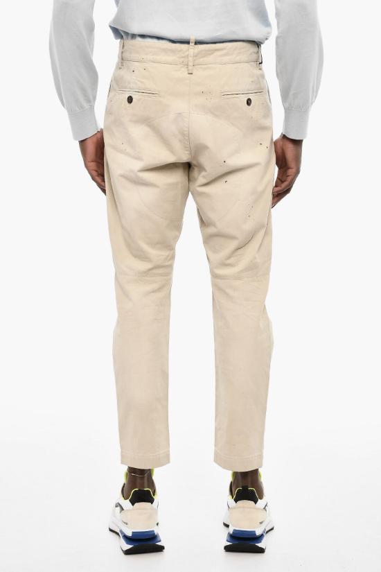  디스퀘어드2 스트레이트 팬츠 S74KB0882 S41794 806 Beige - DSQUARED2