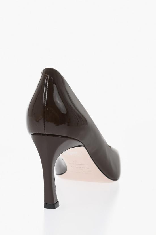  로저비비에 트럼펫 메탈 버클 펌프스 RVW40015280D1PS604 Brown - ROGER VIVIER