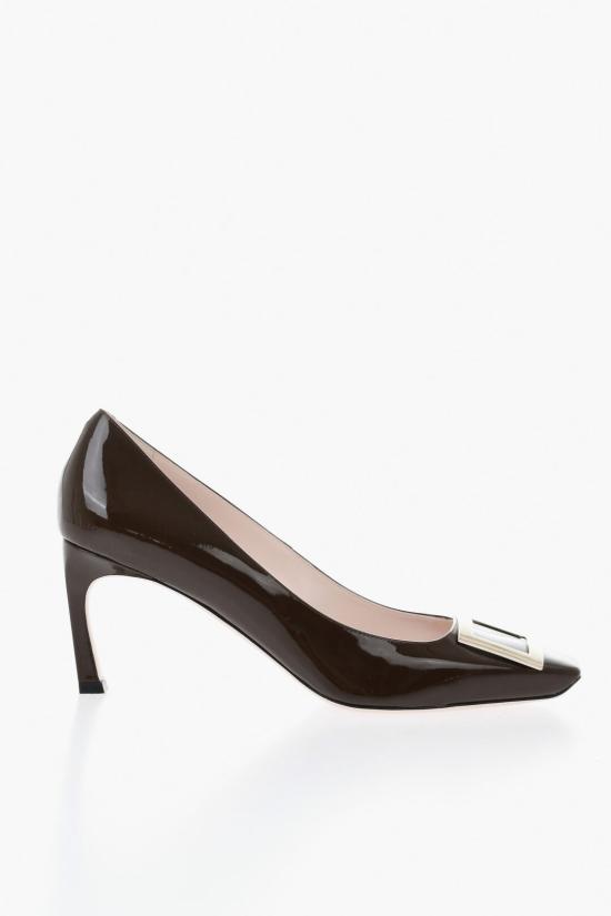  로저비비에 트럼펫 메탈 버클 펌프스 RVW40015280D1PS604 Brown - ROGER VIVIER