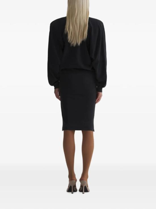 26FW 뮈글러 미디 원피스 26F3RO187760321999 Black - MUGLER