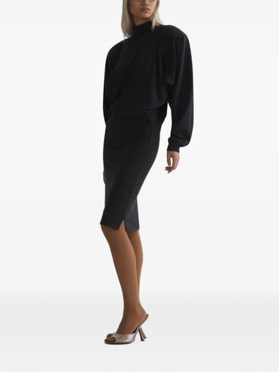 26FW 뮈글러 미디 원피스 26F3RO187760321999 Black - MUGLER