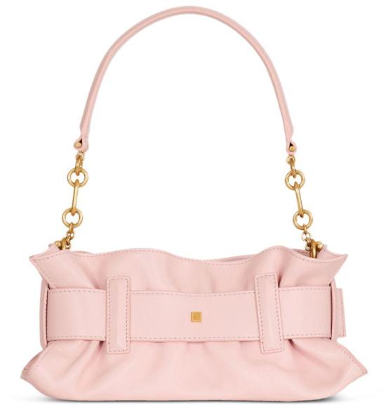 26FW 발망 숄더백 HN1AE994LSAX4HR PINK - BALMAIN