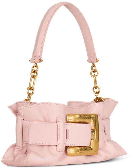 26FW 발망 숄더백 HN1AE994LSAX4HR PINK - BALMAIN
