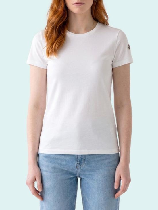 26FW 몽클레어 반팔 티셔츠 L10938C73200 WHITE
