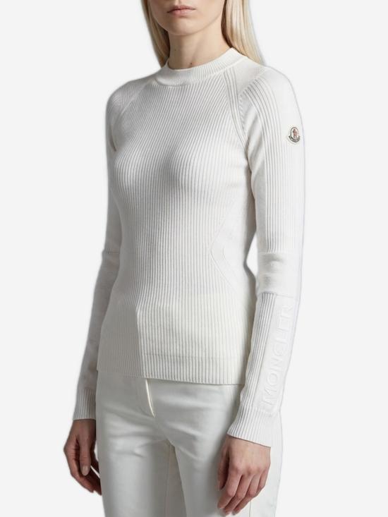 26FW 몽클레어 스웨터 L10989C00001 WHITE - MONCLER