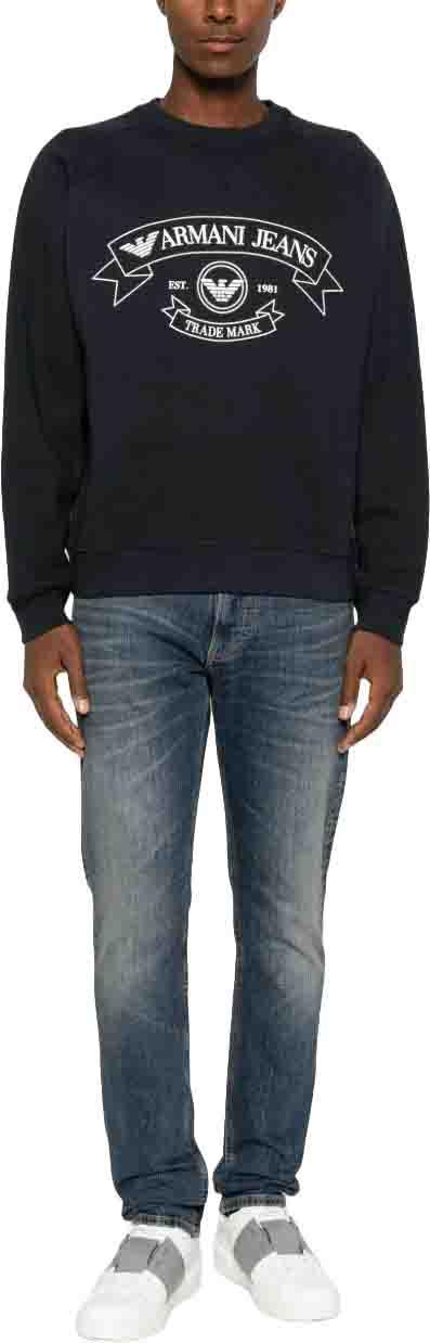 26FW 엠포리오 아르마니 스웨터 EM007527AF30255UB109 NAVY - EMPORIO ARMANI