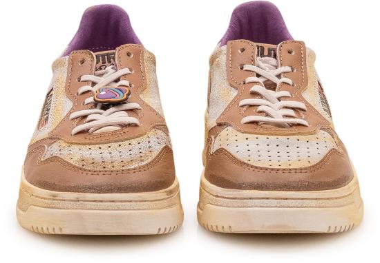 26FW 오트리 슈퍼 빈티지 메달리스트 로우 레더 스니커즈 AVLWHK01 BEIGE - AUTRY