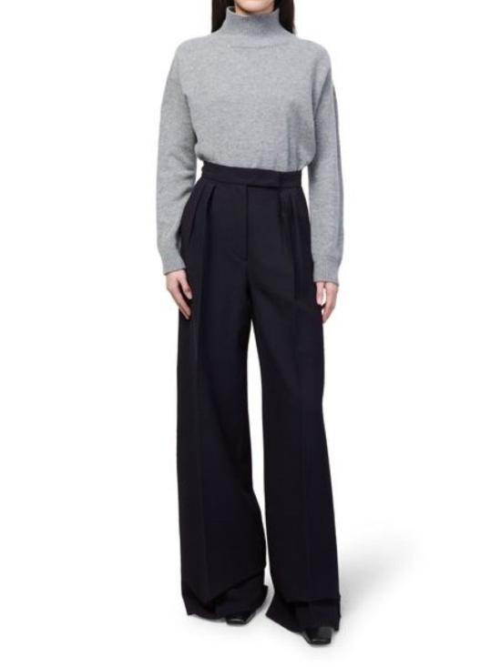 26FW 막스마라 스튜디오 수트 팬츠 MARENGO003 Black - MAX MARA STUDIO