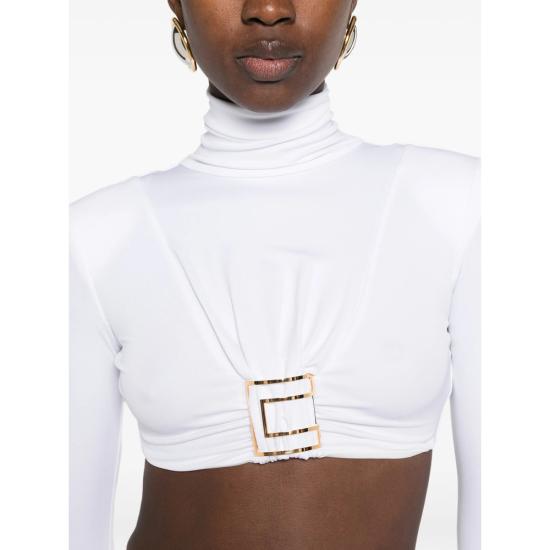 26FW 엘리자베타프랜치 탑 BO05567E2 360 WHITE - ELISABETTA FRANCHI