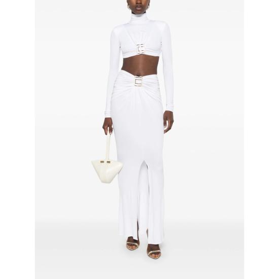 26FW 엘리자베타프랜치 탑 BO05567E2 360 WHITE - ELISABETTA FRANCHI
