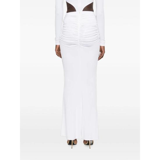 26FW 엘리자베타프랜치 롱 원피스 GO25167E2 360 WHITE - ELISABETTA FRANCHI
